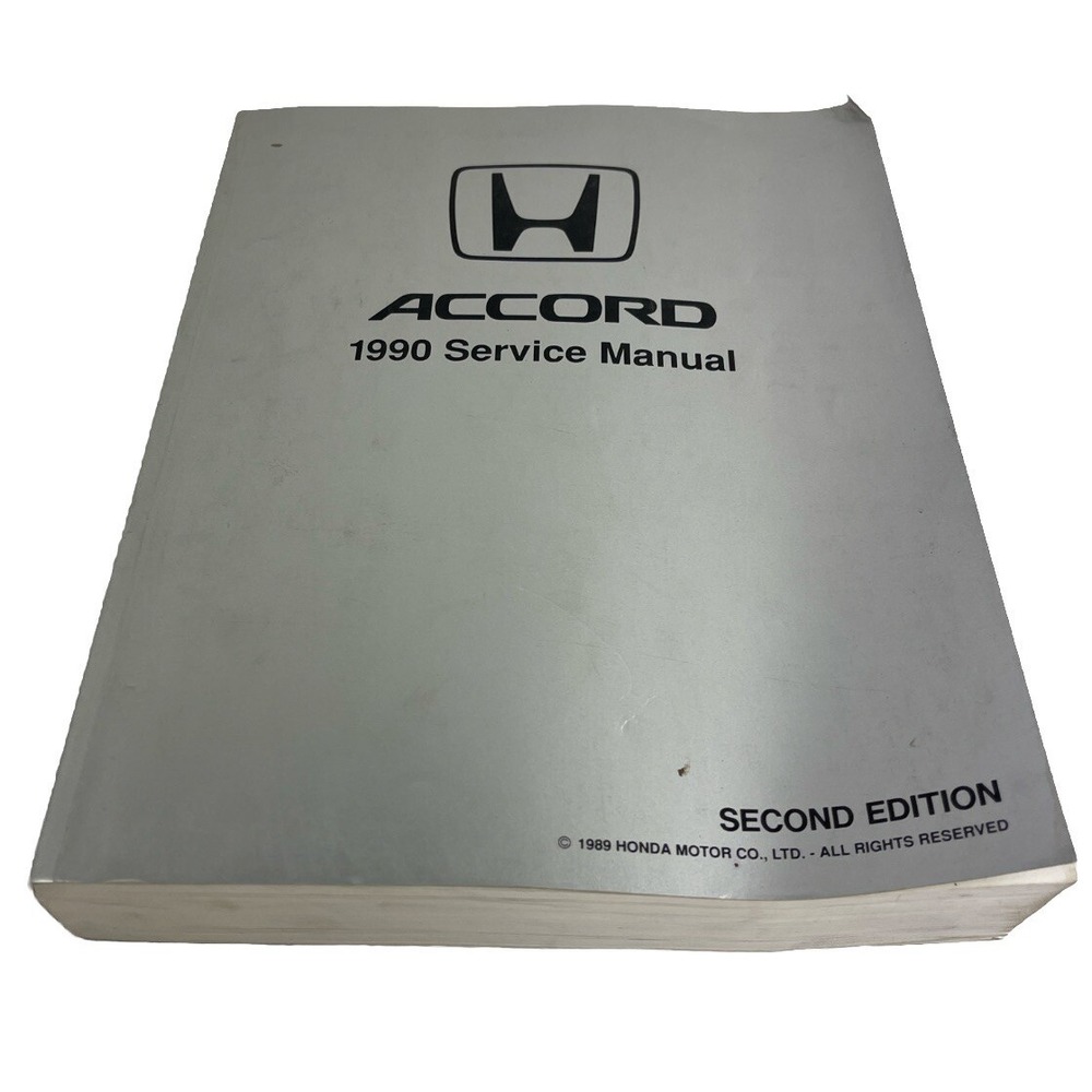 1990 Honda Accord Service Manual OEM Second Edition P/N 61SM401 3D